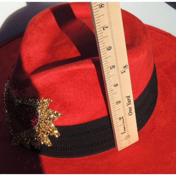 Handmade wide brim hat made in Mexico hand painted - Picture 15 of 16